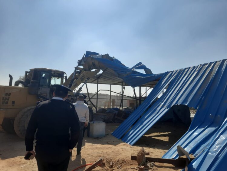 ازالة الاشغالات