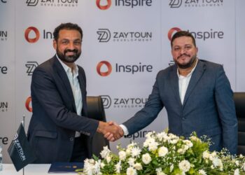 «زيتون للتطوير» توقع اتفاقية تعاون استراتيجية مع «انسباير» لإدارة وتشغيل مشروع «INIZIO» 