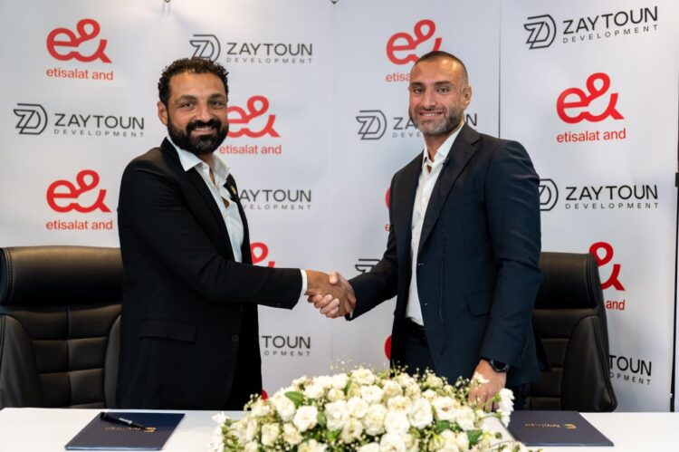 “زيتون للتطوير” تتعاقد مع شركة “إي آند بيزنس” التابعة لشركة إي آند مصر لتقديم أحدث الخدمات التكنولوجية