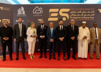 حسام عبد الغني يشارك في افتتاح فعاليات المعرض العقاري المصري السوداني