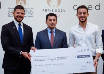 Cred تُكرم ابطال مصر الفائزين بميداليات باولمبياد باريس 2024ومنحهم حوافز ومكافأت مالية