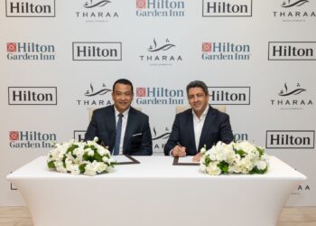 «ثراء مصر» توقع اتفاقية مع «هيلتون العالمية» لإنشاء فندق «هيلتون جاردن إن» بمشروعها Glee North Coast  