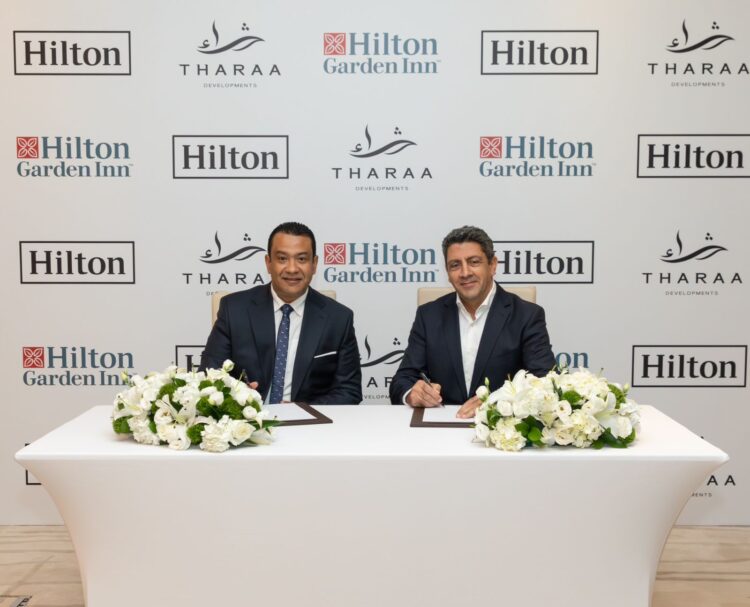 «ثراء مصر» توقع اتفاقية مع «هيلتون العالمية» لإنشاء فندق «هيلتون جاردن إن» بمشروعها Glee North Coast  