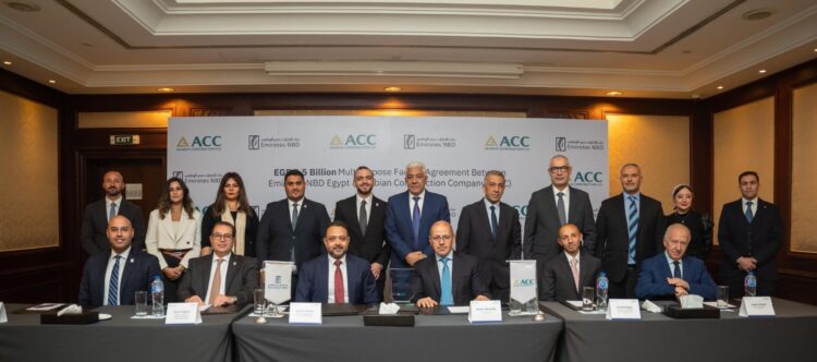 بنك الإمارات دبي الوطني – مصر يوقع عقد تمويل بقيمة 2.5 مليار جنيه مع شركة الإنشاءات العربية (ACC)