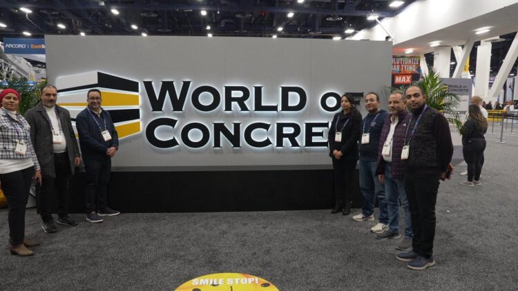 وفد نقابة المهندسين يشارك بمعرض الخرسانة العالمي بلاس فيجاس WOC برئاسة المهندس ماير جرجس