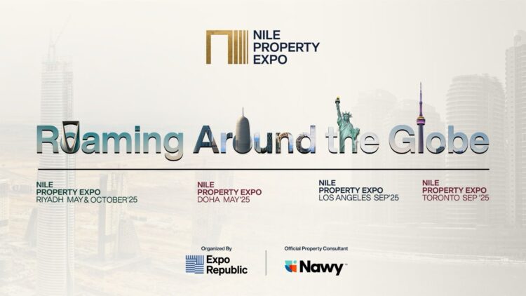 عقارات النيل تنطلق بـأكبر خطة معارض عقارية بالخارج خلال 2025