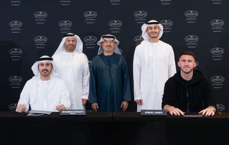 إيمريك لابورت ينضم لنخبة “بوغاتي ريزيدنسز” في دبي: ثالث نجم عالمي يقتني بنتهاوس فاخر