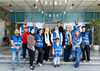 متطوعو مؤسسة مصرف أبوظبي الإسلامي – مصر الخيرية، يُدخلون الفرحة على محاربي مستشفى بهية في رمضان