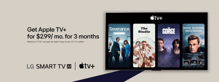 مقابل 2.99 دولار شهريًا ولمدة 3 أشهر – استمتع بأفضل الأعمال من Apple، والمسلسلات العالمية، والأفلام الشهيرة