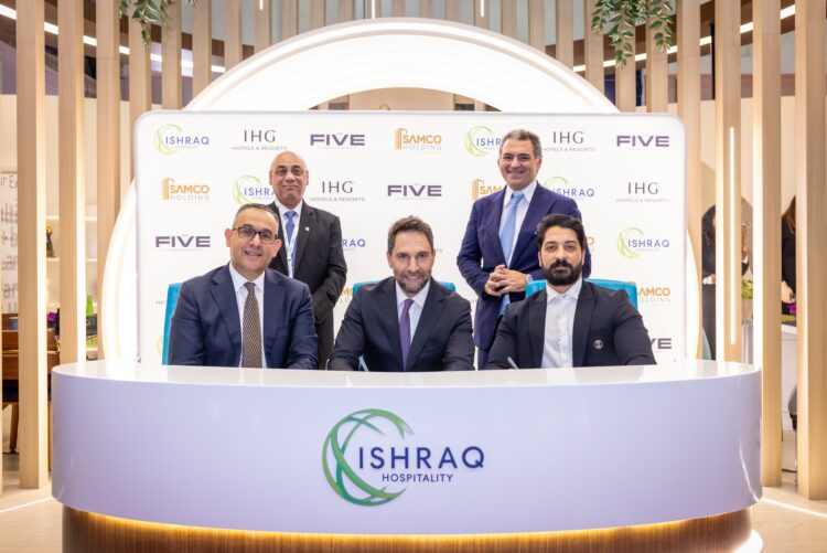 شراكة استراتيجية بين مجموعة إنتركونتيننتال و”إشراق للضيافة” و”سامكو القابضة” لتطوير فندق بالعاصمة الإدارية
