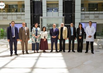 زيارة تفقدية من الرقابة المالية لمستشفى أهل مصر لعلاج الحروق للاطلاع على نموذج الرائد في علاج الحروق