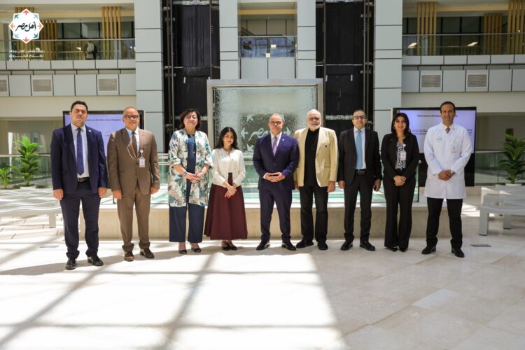 زيارة تفقدية من الرقابة المالية لمستشفى أهل مصر لعلاج الحروق للاطلاع على نموذج الرائد في علاج الحروق