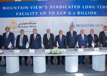 تحالف مصرفي من ستة بنوك يمنح تمويلاً مشتركاً لصالح شركة ماونتن ڤيو للتنمية والاستثمار العقاري بقيمة 6.2 مليار لتمويل إحدي مشروعاتها في شرق القاهرة