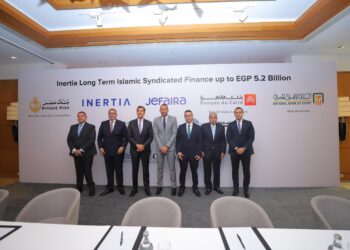 تحالف مصرفي من خمسة بنوك يمنح تمويل إسلامي مشترك – مضاربة – بقيمة 5.2 مليار جنيه لصالح شركة إنرشيا للتنمية العقارية لمشروع جيفيرا برأس الحكمة بالساحل الشمالي