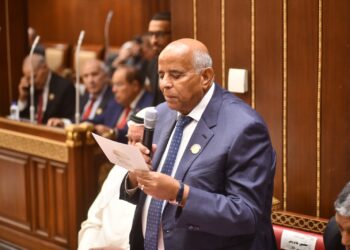 المهندس حلمي جاويش يؤدي اليمين الدستورية خلال الجلسة الافتتاحية لمجلس الشيوخ