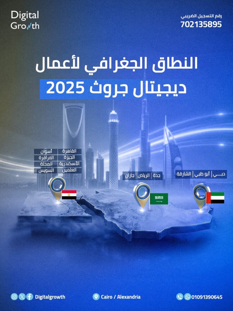 ديجيتال جروث توسّع نطاق أعمالها الجغرافي وتتوج نجاحاتها بقرار افتتاح فرع جديد في الإسكندرية مطلع 2026