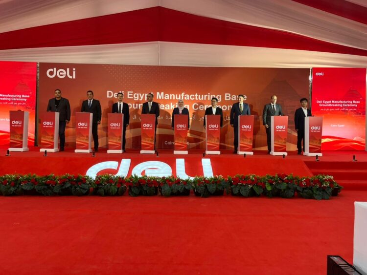 مجموعة ديلّي تضع حجر الأساس لمصنعها الجديد في العاشر من رمضان لتعزيز التصنيع المحلي والصادرات المصرية