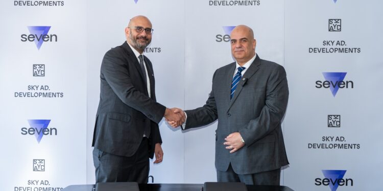 سكاي أبوظبي توقع اتفاقية مع شركة seven لتقديم حلول تمويلية مرنة للعملاء لتشطيب وحداتهم في مشروع ريزيدنس 8