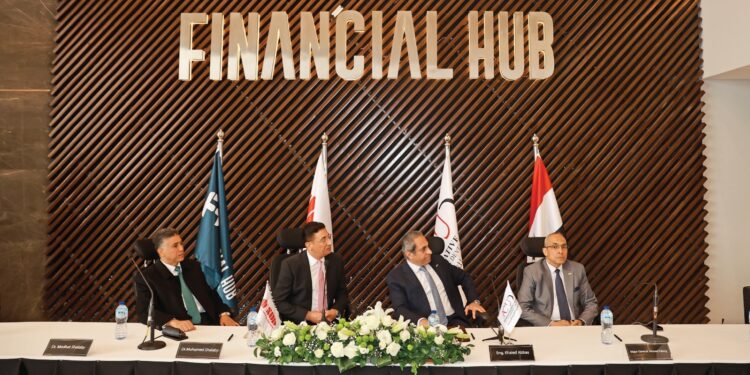 شركة “SUD ” تحتفل بحصول “فاينانشال هاب” على شهادة LEED.. بحضور المهندس خالد عباس واللواء أحمد فهمي