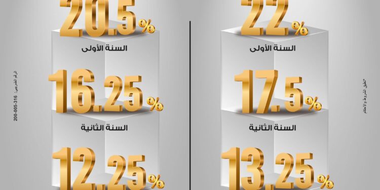 شهادة «ابن مصر» من بنك مصر… عائد متناقص يصل إلى 22% في السنة الأولى ودوريات صرف متنوعة لمدة 3 سنوات