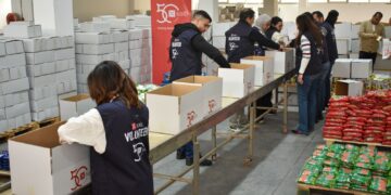 بنك saib يوزع كراتين رمضان بالتعاون مع جمعية الأورمان