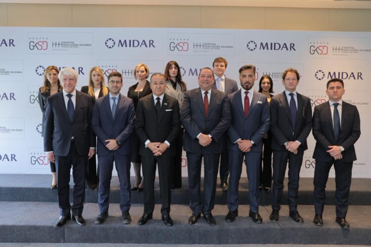 باستثمارات تتراوح من 500 إلى 600 مليون يورو.. “ميدار” توقع مذكرة تفاهم مع ” Gruppo GKSD” الإيطالية لإقامة مدينة طبية متكاملة عالمية في مدينة “مدى” بالقاهرة الجديدة