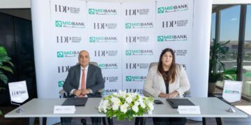 شركة التعمير والإسكان العقارية HDP توقع اتفاقية تمويل مع MIDBANKبقيمة 1.5 مليار جنيه لدعم خططها التوسعية