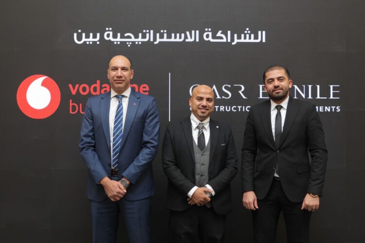 قصر النيل للاستثمار العقاري توقع شراكة استراتيجية مع ڤودافون بيزنس الشريك التكنولوجي في مشروع ويست إليفن
