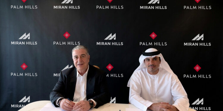 شركة ميران هيلز العقارية وشركة بالم هيلز للتعمير يعلنان عن تعاون استراتيجي لإطلاق مشروع استثنائي في رأس الحكمةعلى مساحة 5.6 مليون متر مربع