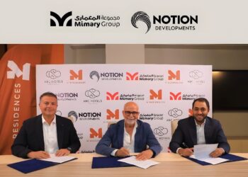 تحالف استراتيجي بين «Mimary Group» و«NOTION Developments» و«ABC Hotels» لتطوير مشروع “M–Residence” في قلب المهندسين