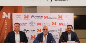 تحالف استراتيجي بين «Mimary Group» و«NOTION Developments» و«ABC Hotels» لتطوير مشروع “M–Residence” في قلب المهندسين