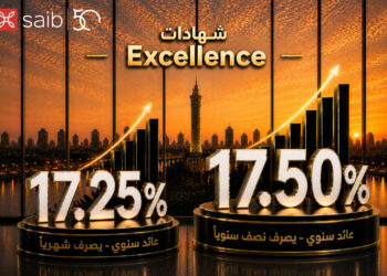 بنك saib يطرح شهادتي ادخار «Excellence» و «Prime»بعائد سنوي يصل إلى 17.5%