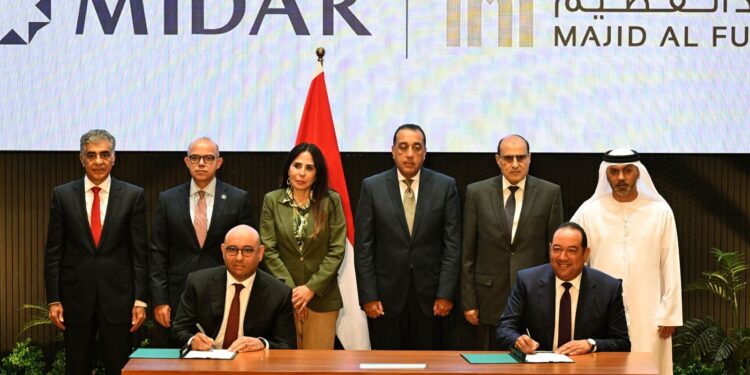“ميدار” تعقد شراكة استراتيجية مع “ماجد الفطيم” لتطوير مشروع عمراني متكامل بمدينة “مدى” بالقاهرة الجديدة بإجمالي قيمة تطويرية 3.1 مليار دولار