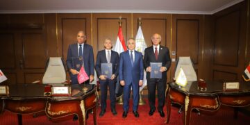 بنك مصر يوقع بروتوكول تعاون مع “وزارة العدل” بالتعاون مع شركة “إي فاينانس” لدعم منظومة التحصيل الإلكتروني