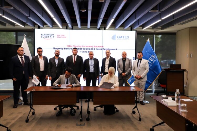 Gates Developments توقع شراكة استراتيجية مع El Sewedy Holding في مجالات الخدمات الكهربائية وشحن السيارات الكهربائية في مختلف مشروعات الشركة
