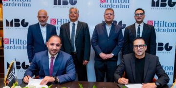 شركة «MBG DEVELOPMENTS» توقع شراكة استراتيجية مع «هيلتون العالمية» لافتتاح فندق Hilton Garden Inn بـDoray Bay رأس البر