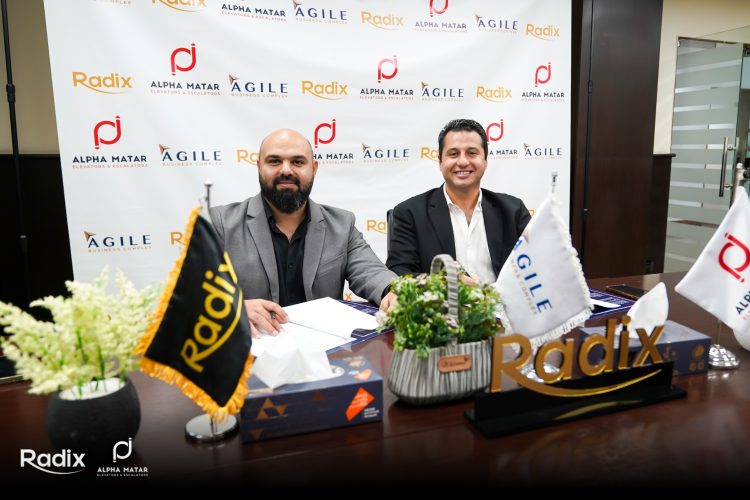 ” رادكس للتطوير ” توقع بروتوكول تعاون مع ” ألفا مطر ” لتوريد وتركيب المصاعد بمشروع ” Agile ” بالعاصمة الإدارية