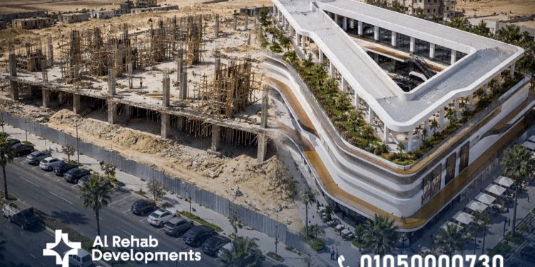 الرحاب للتطوير العقاري تسرّع وتيرة الأعمال الإنشائية بمشروع «مارسيليا مول» في مدينة السادات